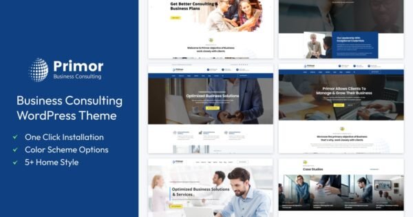 Primor – Business Consulting WordPress Theme