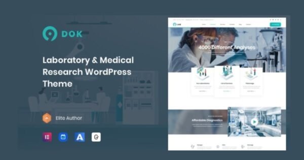 Ninedok – Laboratory & Research WordPress Theme