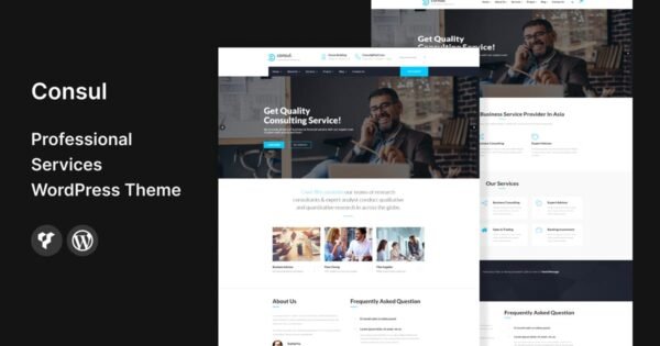 Consul – Professional Services WordPress Theme