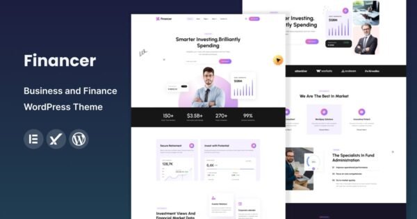 Financer – Business and Finance WordPress Theme