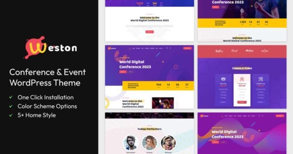 Weston – Conference & Event WordPress Theme
