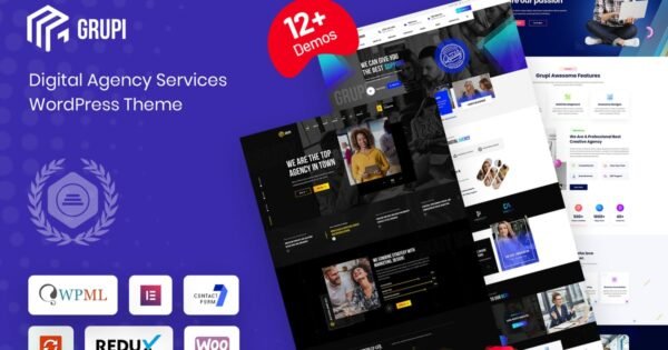Grupin – Digital Agency WordPress Theme