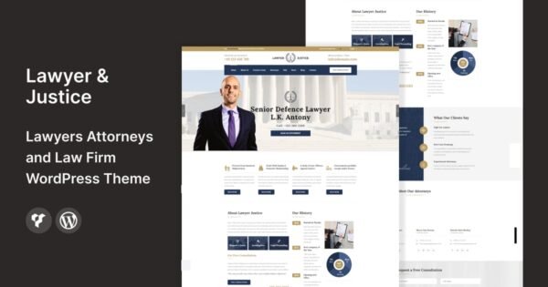 Lawyer & Justice – WordPress Theme for Lawyers