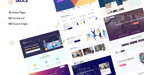 Skola – LMS Online Courses WordPress Theme