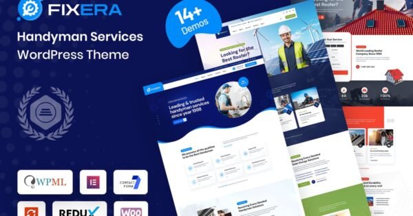 Fixera – Handyman Services WordPress Theme