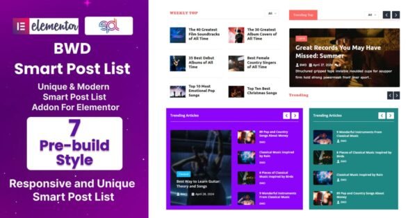 Smart Post List Addon For Elementor