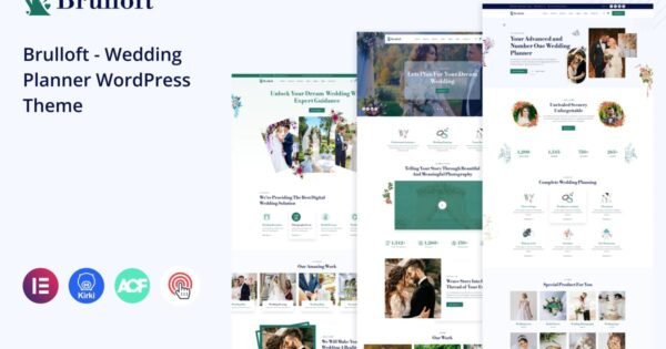 Brulloft – Wedding Planner WordPress Theme