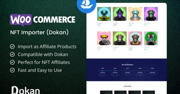 WooCommerce NFT Importer – Dokan (Addon)