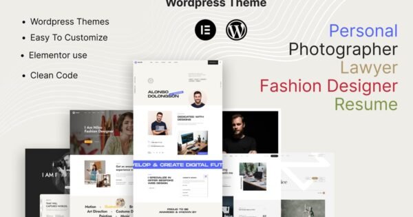 Nilos – Personal Portfolio WordPress Theme