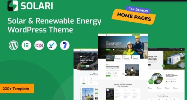 Solari – Ecology & Solar Energy WordPress Theme