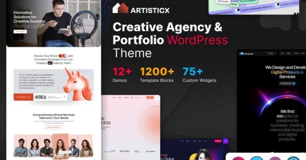 Artisticx – Creative Agency & Portfolio WordPress
