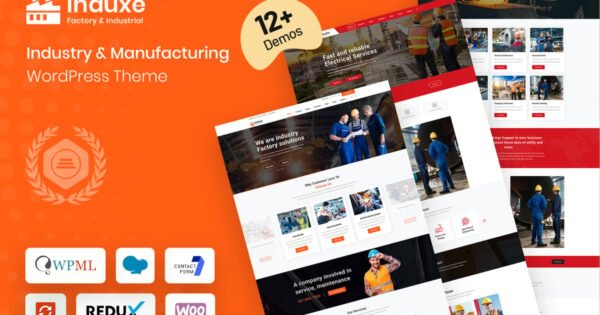 Induxe – Industry & Manufacturing WordPress Theme