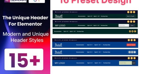 Elementor Header Addon For WordPress