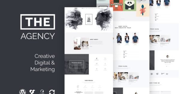 The Agency – Creative One Page Agency WP Theme