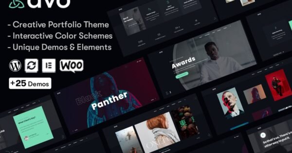 Avo – Creative Portfolio & Agency WordPress Theme