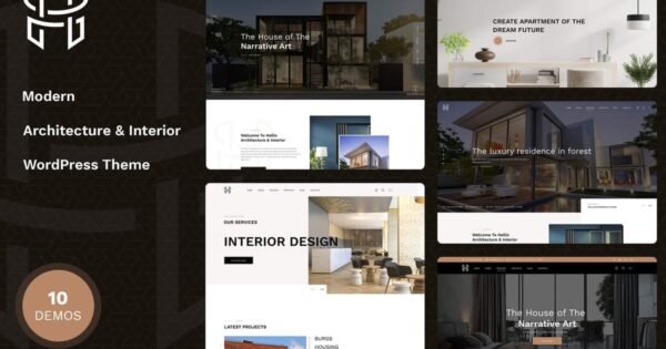 Hellix – Modern Architecture WordPress Theme