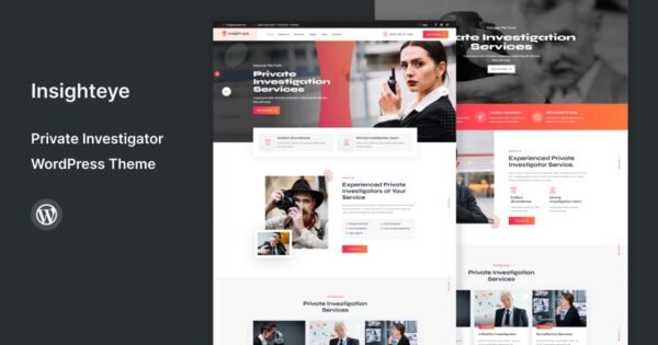 Insighteye – Private Investigator WordPress Theme
