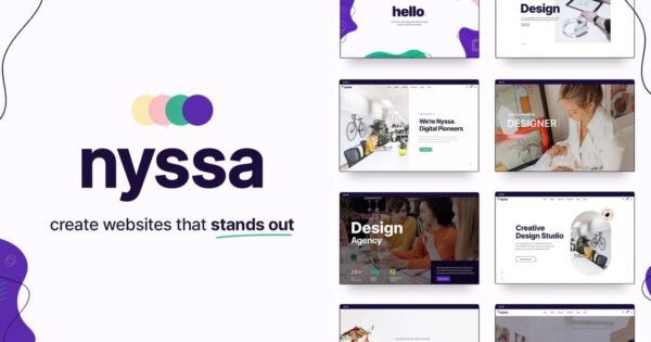 Nyssa – Unique Lottie Animation WordPress theme