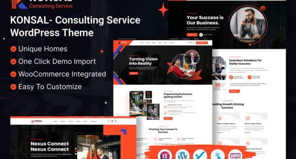 Konsal – Corporate Business & Consulting WordPress