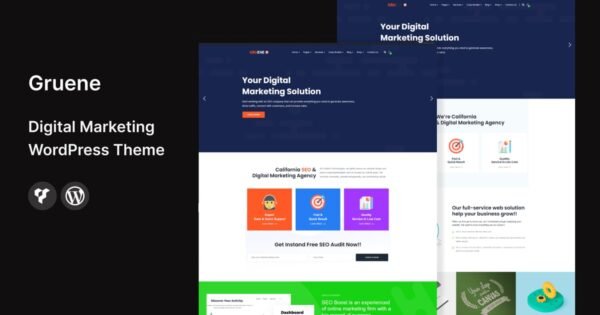 Gruene – Digital Marketing WordPress Theme