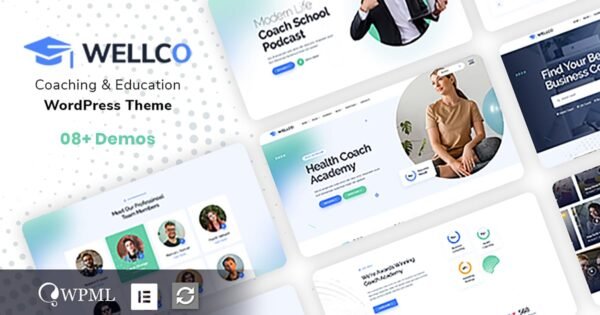 Wellco – Coaching & Online Courses WordPress Theme