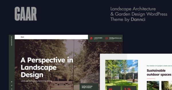 Gaar – Landscape Architecture & Garden Design WP