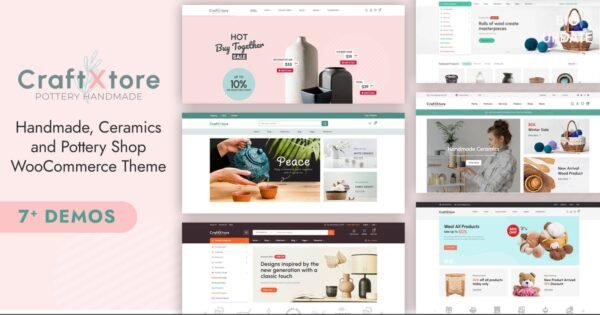 CraftXtore – Pottery Shop WooCommerce Theme