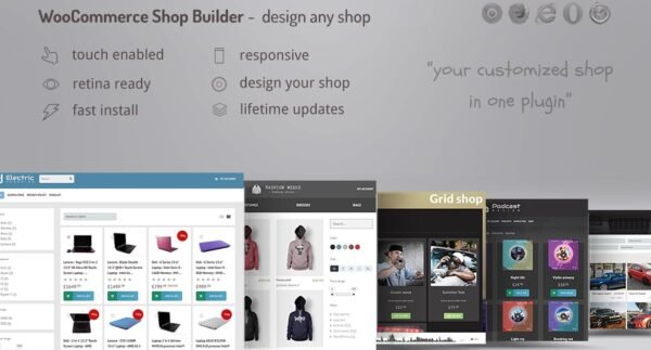 WooCommerce shop page builder