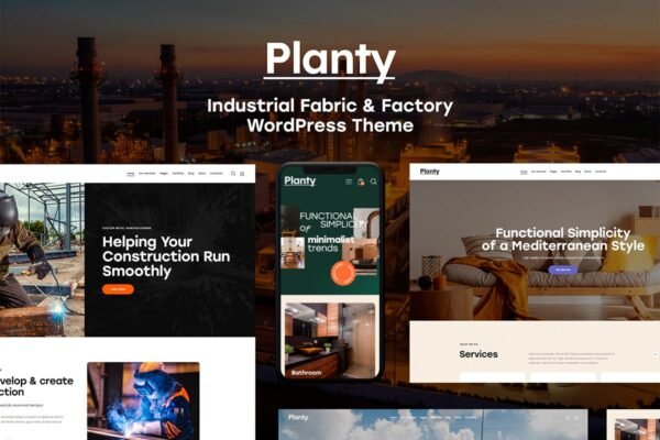 Planty – Fabric & Factory WordPress Theme