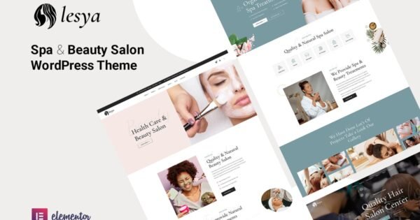 Lesya – Beauty Salon & Spa Massage WordPress Theme