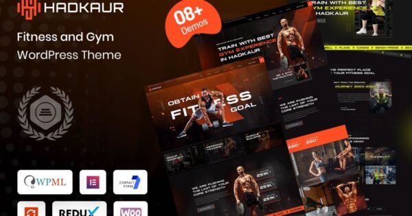 Hadkaur – Fitness and Gym WordPress Theme