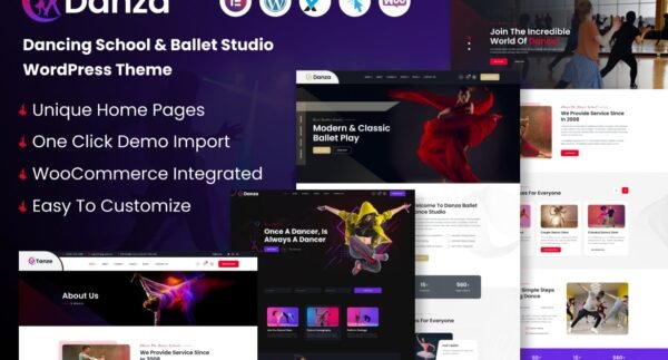Danza – Dancing School and Ballet Studio WordPress