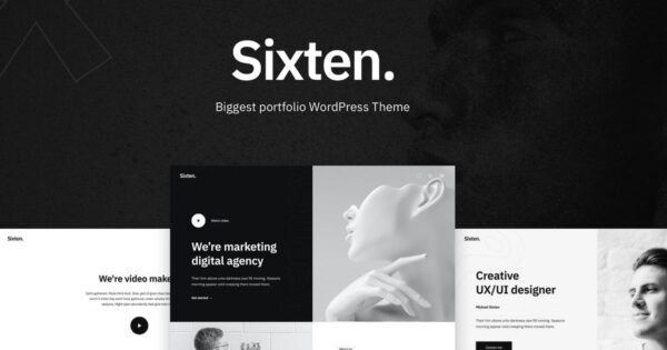 Sixten – Minimalist Portfolio WordPress Theme
