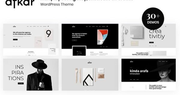 Afkar – Creative Portfolio WordPress Theme