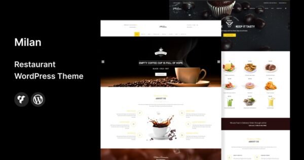 Milan : Restaurant WordPress theme