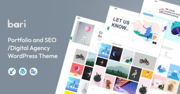 Bari – Portfolio & Digital Agency WordPress Theme