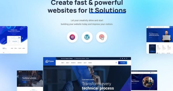 Crysa – Technology & IT Solutions WordPress Theme