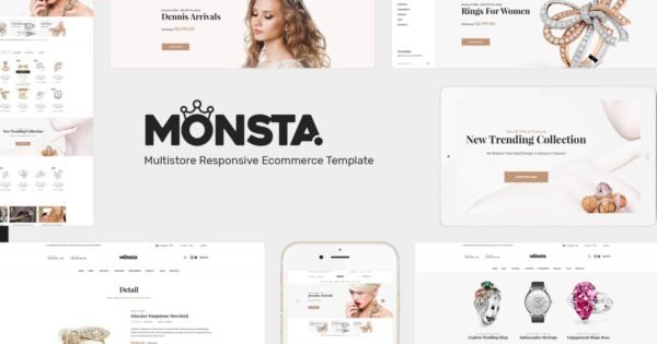 Monsta – Jewelry WooCommerce WordPress Theme