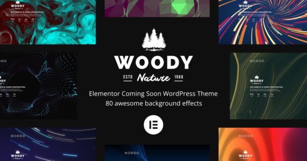 Woody – Elementor Coming Soon WordPress Theme