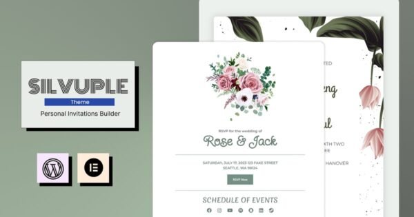 Silvuple – Online Invitation Maker Theme