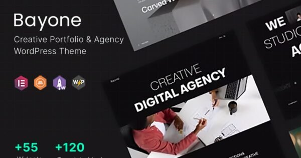 Bayone – Creative Agency & Portfolio WordPress The