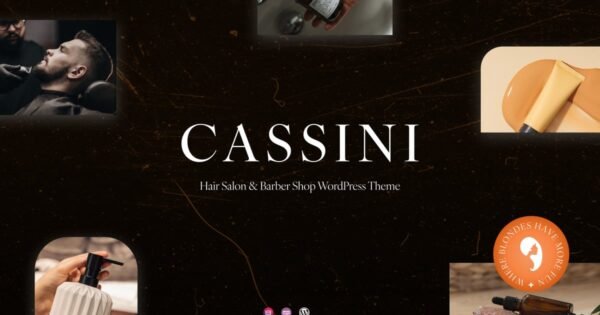 Cassini – Hair Salon & Barber Shop WordPress Theme
