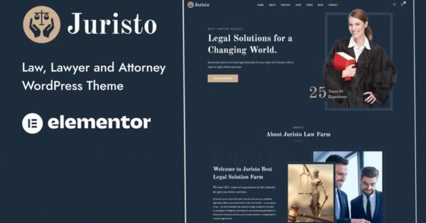 Juristo – Lawyer & Attorney WordPress Theme