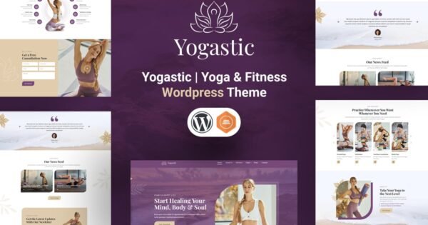 Yogastic | Yoga & Fitness WordPress Theme