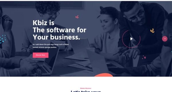 Kbiz – Business and Corporate WordPress Theme