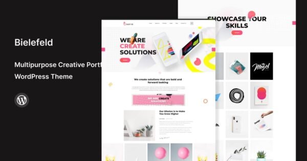 Bielefeld – Creative Portfolio WordPress Theme