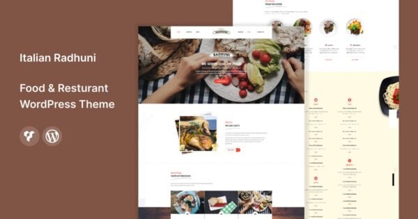 Italian Radhuni – Food & Resturant WordPress Theme