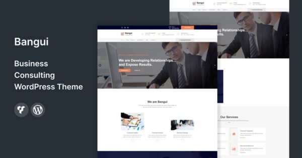 Bangui – Business Consulting WordPress theme