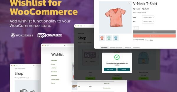Wishlist Favorite Bookmark Plugin for WooCommerce