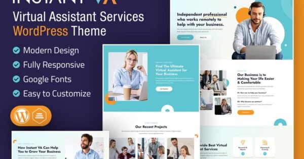Instant VA | Virtual Assistant WordPress Theme